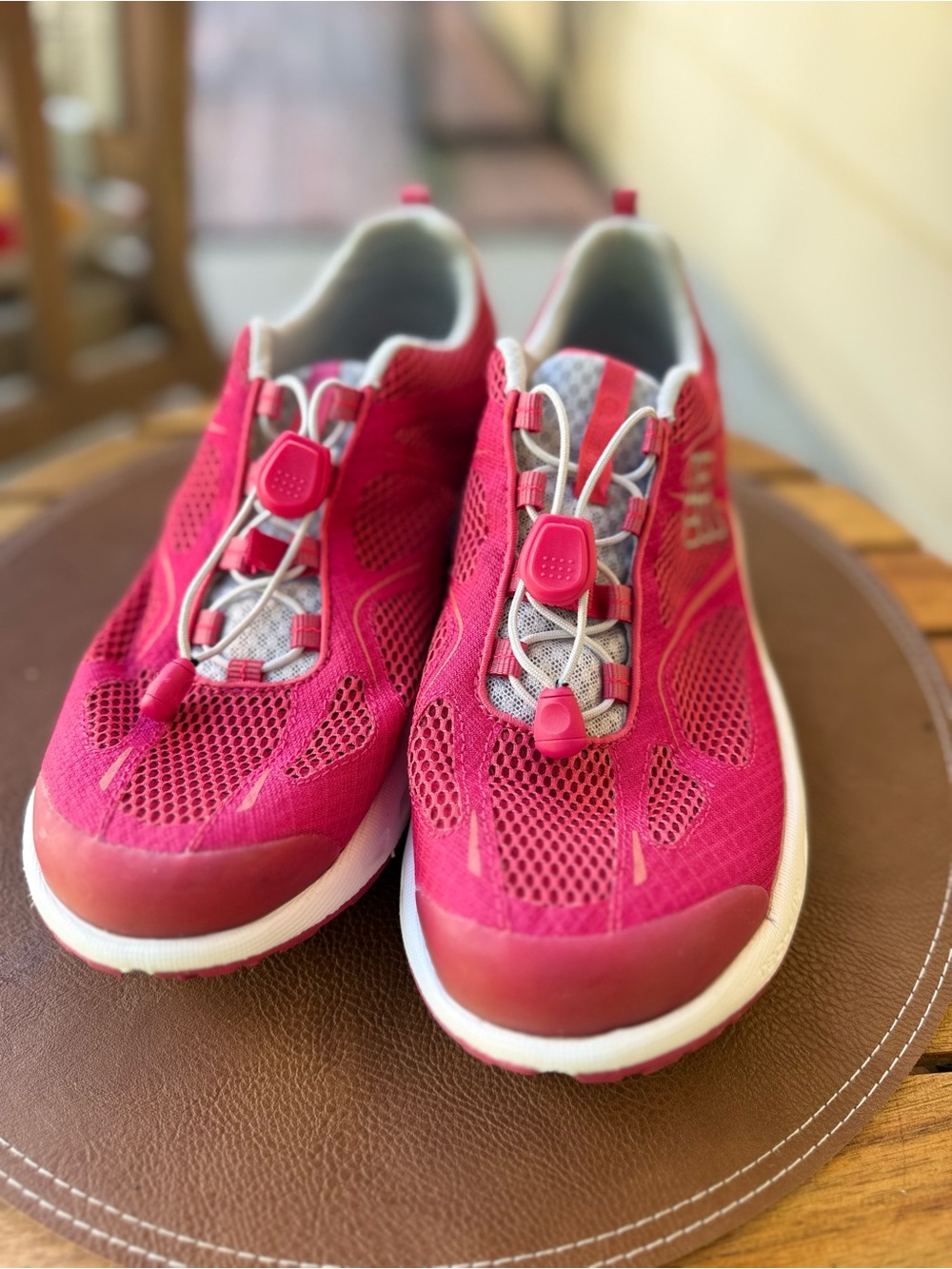 Columbia Pink Mesh Water Shoes